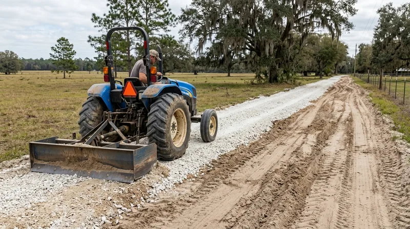 Gravel Driveway Installation & Grading Gainesville